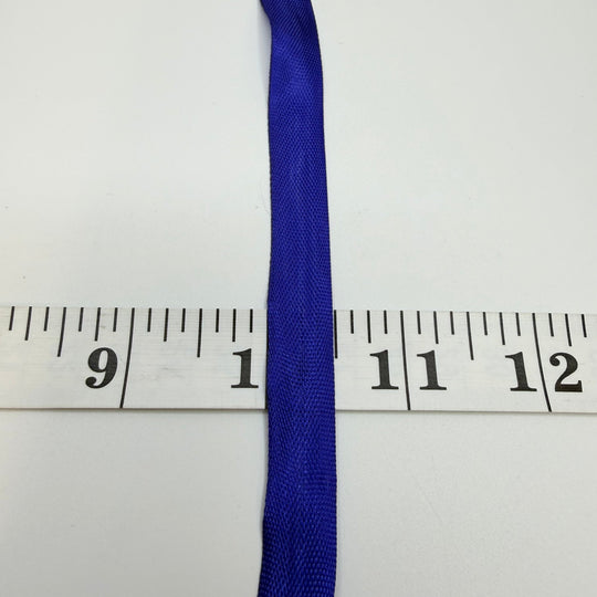 ½" (13mm) Vintage Ribbon Trim - Blue - Roll - True Deadstock supplies Fabric by private - Sustainable Textile | FABCYCLE