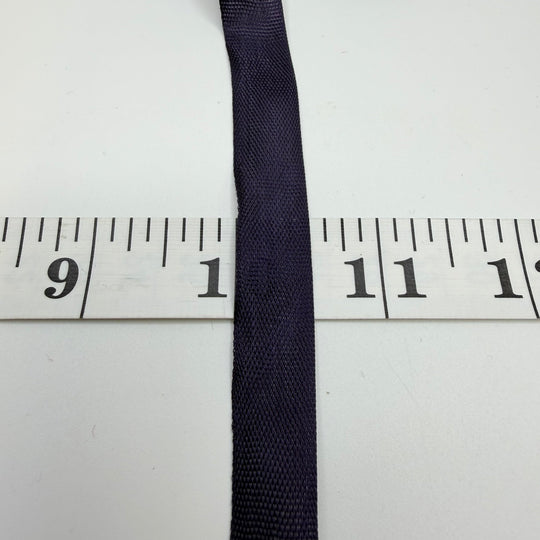 ½" (13mm) Vintage Ribbon Trim - Dark Navy - Roll - True Deadstock supplies Fabric by private - Sustainable Textile | FABCYCLE