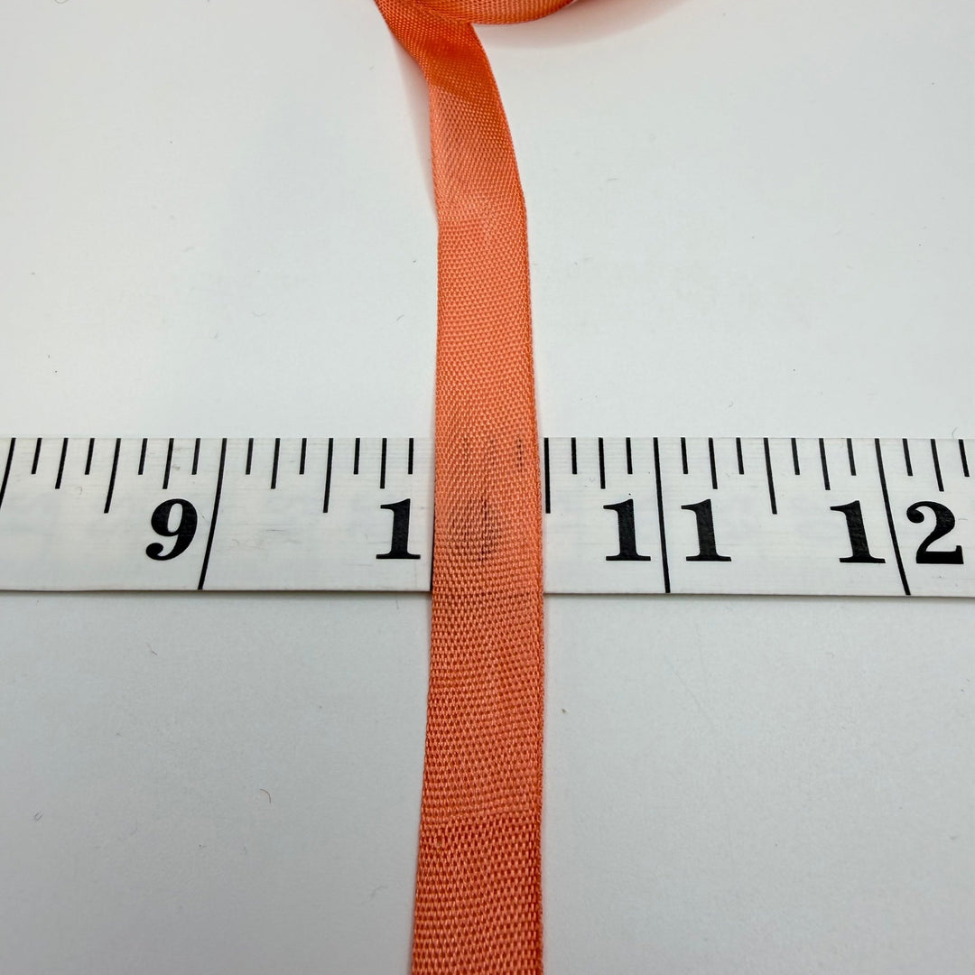 ½" (13mm) Vintage Ribbon Trim - Peach - Roll - True Deadstock supplies Fabric by private - Sustainable Textile | FABCYCLE