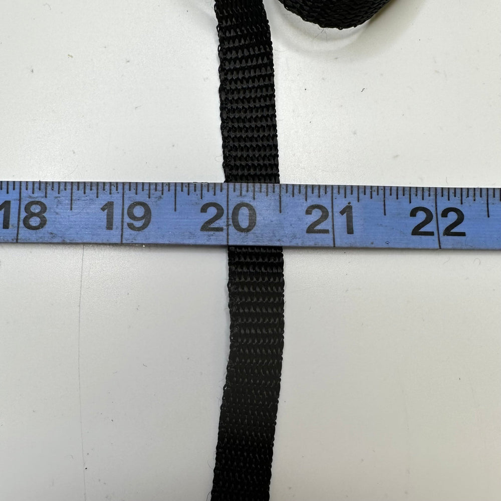 ½" (13mm) Webbing Trim - Black - 5.8M Bundle - True Deadstock supplies Fabric by private - Sustainable Textile | FABCYCLE