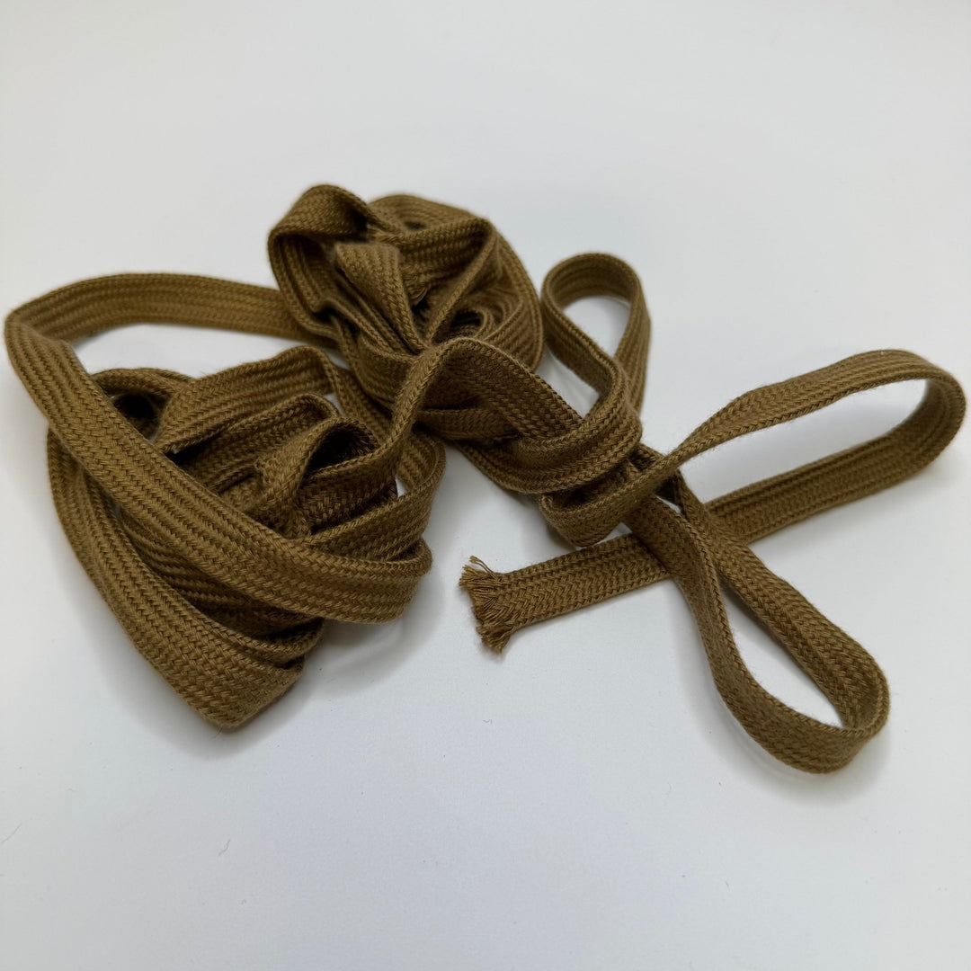 ½" (13mm) Webbing Trim - Dark Beige - 3.1M Bundle - True Deadstock supplies Fabric by private - Sustainable Textile | FABCYCLE