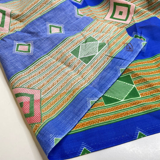 UB - Windows Of The World - Cotton/Poly Woven - Blue Multi Geometric - 2M Bundle