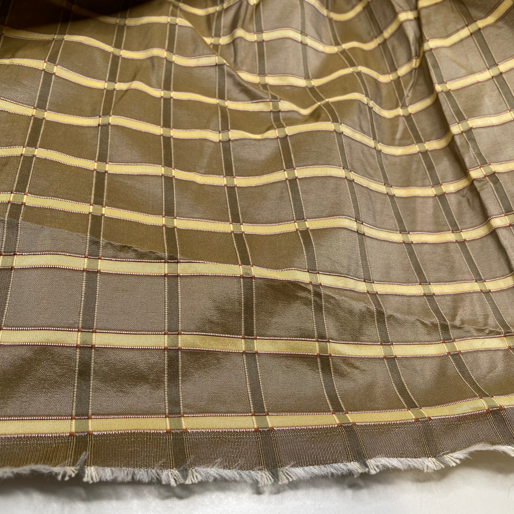 UB - Skyscraper - Poly Woven - Beige Windowpane - 2.2M Bundle