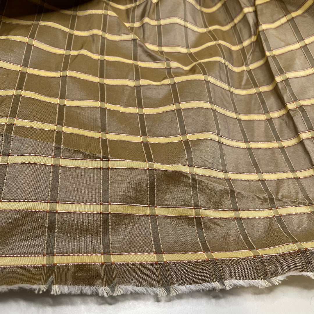 UB - Skyscraper - Poly Woven - Beige Windowpane - 2.2M Bundle
