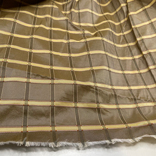 UB - Skyscraper - Poly Woven - Beige Windowpane - 2.2M Bundle
