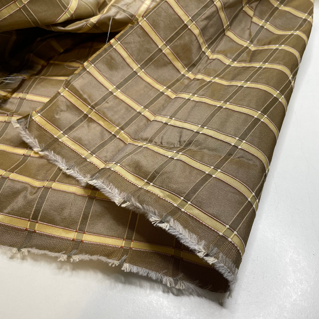 UB - Skyscraper - Poly Woven - Beige Windowpane - 2.2M Bundle