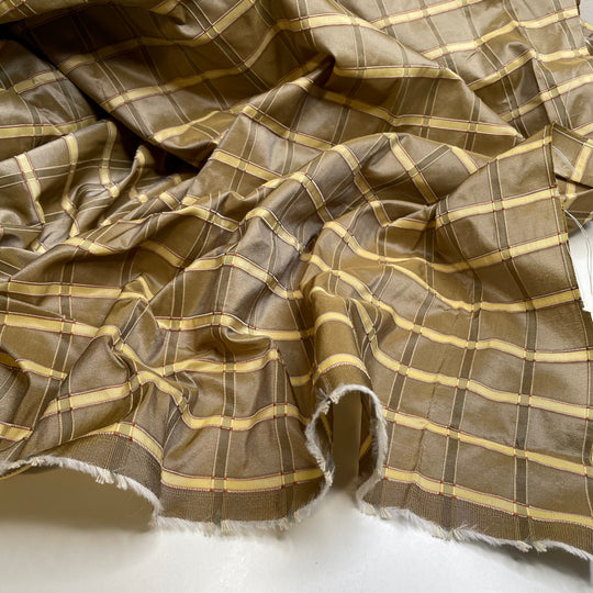 UB - Skyscraper - Poly Woven - Beige Windowpane - 2.2M Bundle