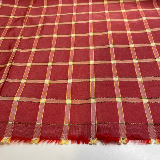 UB - Brick House - Poly Woven - Red Windowpane - 1.1M Bundle