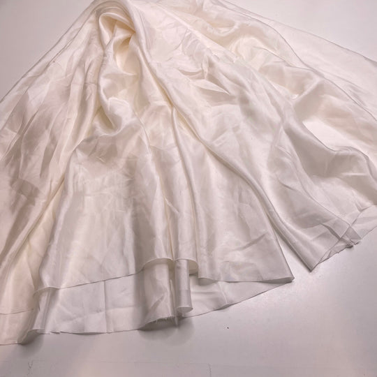 UFO - Silk Dress / Skirt - Satin Silk Woven - White - 1.2M Bundle
