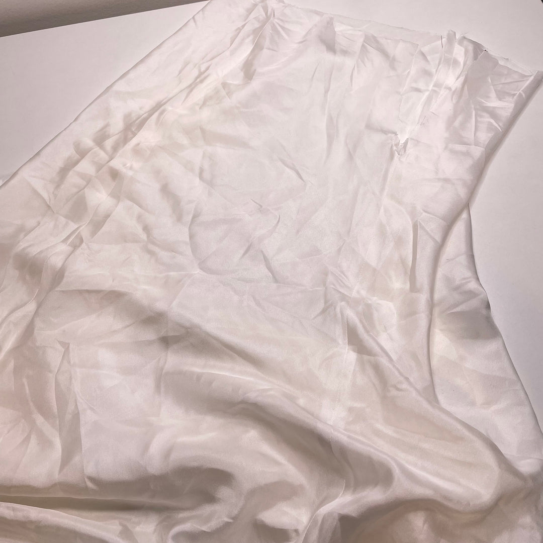 UFO - Silk Dress / Skirt - Satin Silk Woven - White - 1.2M Bundle