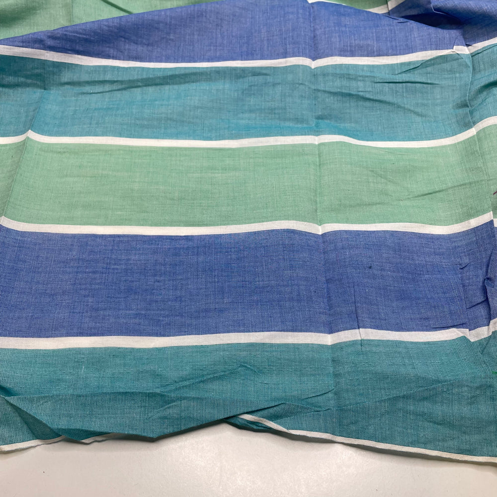 Let Us Focus - Polyester Blend Woven - Blue Multi Stripes - 1.4M Bundle