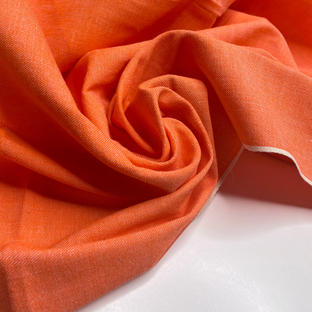Peach Bellini - Twill Weave Cotton Woven - Orange - 2M Bundle