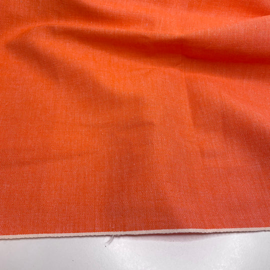 Peach Bellini - Twill Weave Cotton Woven - Orange - 2M Bundle