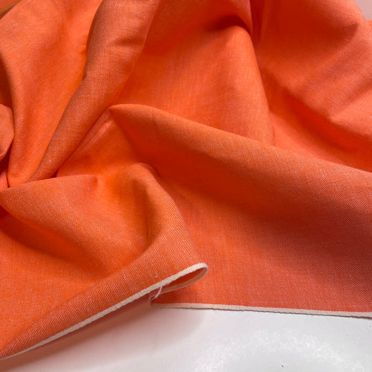 Peach Bellini - Twill Weave Cotton Woven - Orange - 2M Bundle
