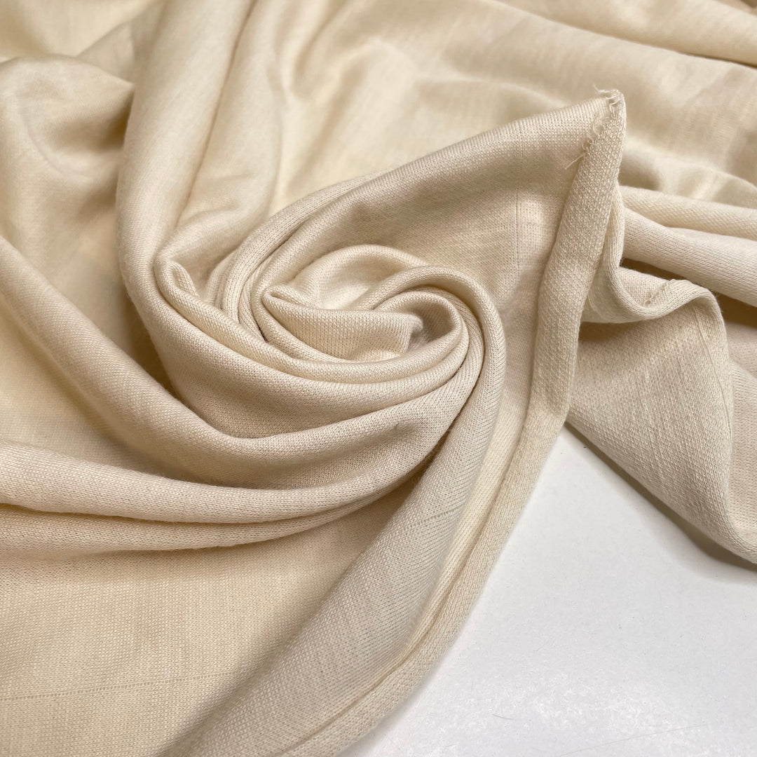 Overnight Oats - Double Cloth Knit Wool/Spandex  - Cream - 1.1M Bundle