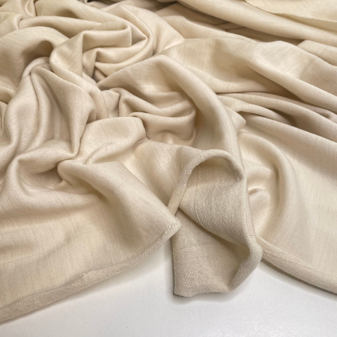 Overnight Oats - Double Cloth Knit Wool/Spandex  - Cream - 1.1M Bundle