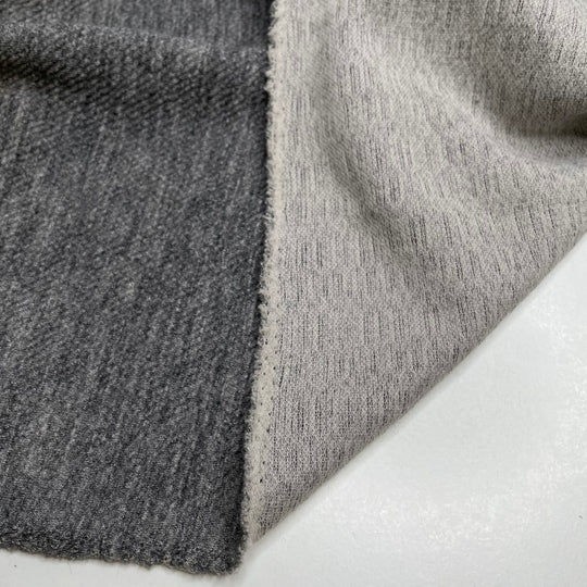 A Sweater For Rey - Polyester Blend Knit - Grey/White - 1M Bundle