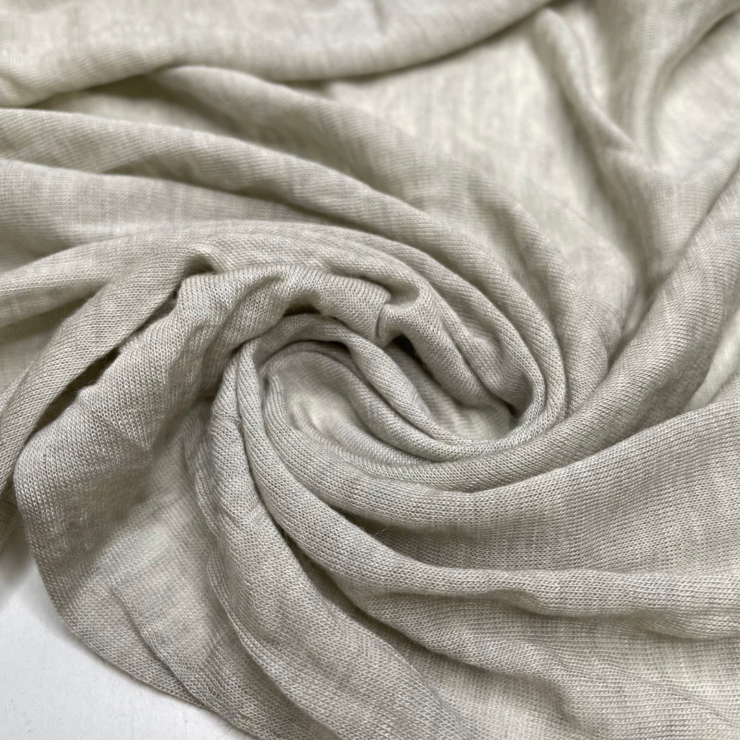 Cloud City - Jersey Cotton Blend Knit - Light Grey - 1.3M Bundle