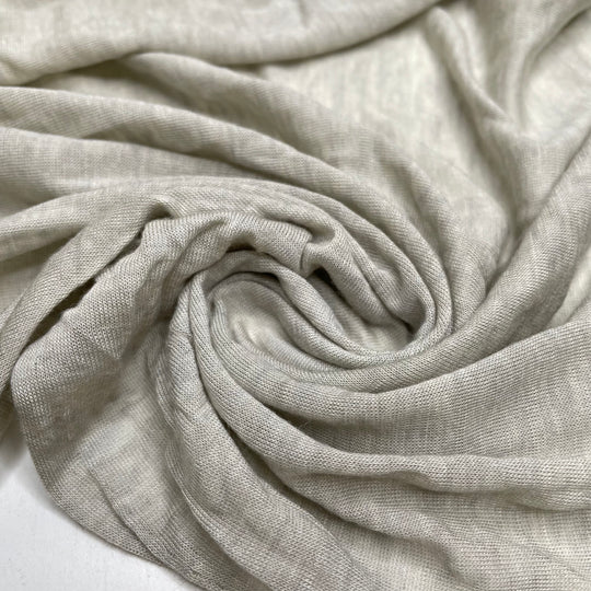 Cloud City - Jersey Cotton Blend Knit - Light Grey - 1.3M Bundle