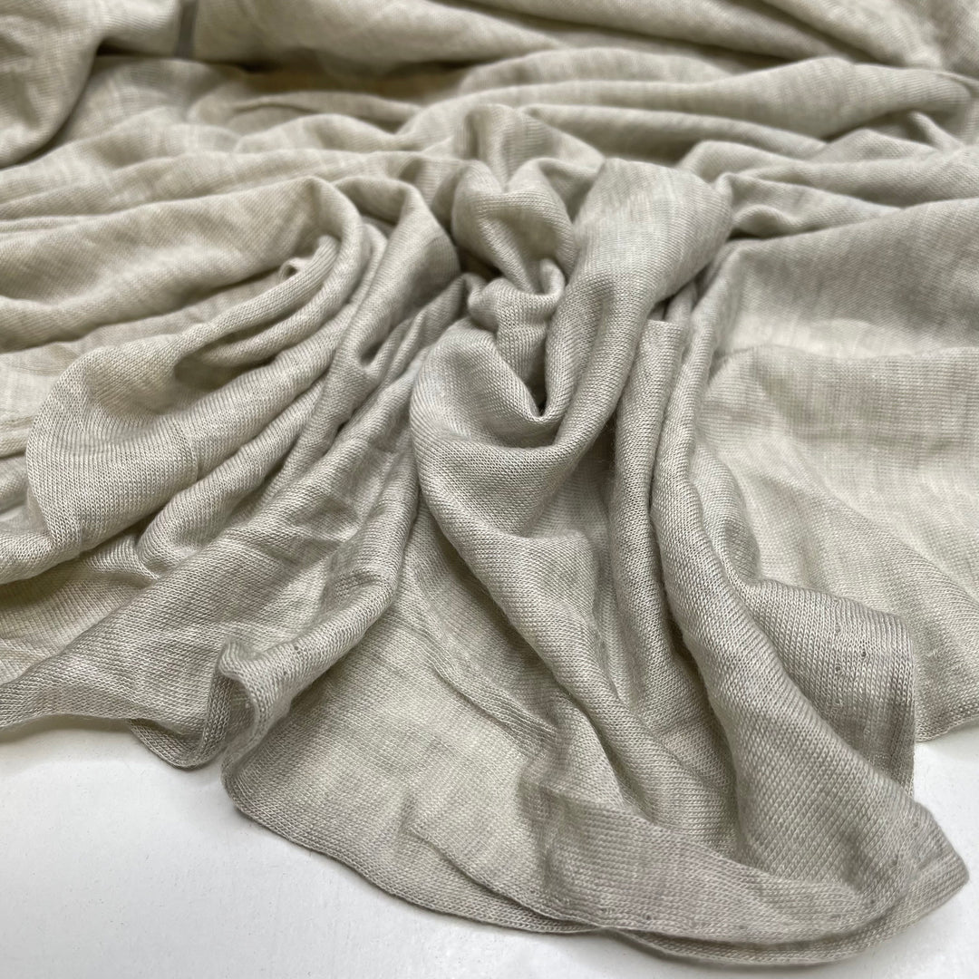 Cloud City - Jersey Cotton Blend Knit - Light Grey - 1.3M Bundle