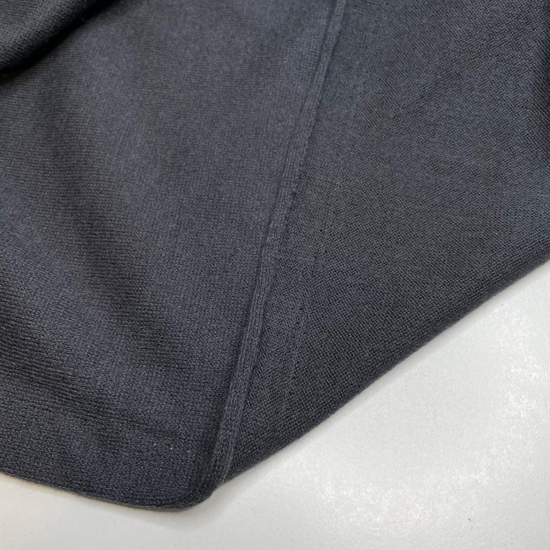 Seventh Sister - Rib Knit Wool Blend Knit - Dark Grey - 4.2M Bundle