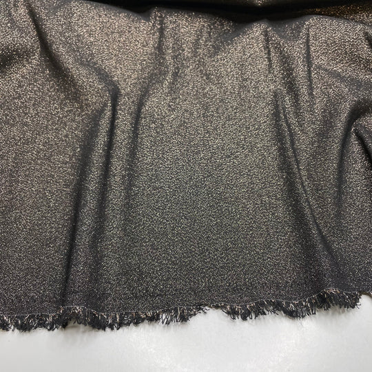 Travelling At Light Speed - Metallic Polyester Blend Woven - Black/Gold - 1.7M Bundle