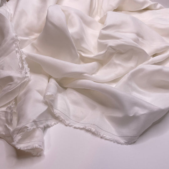 Hyperspace - Viscose/Cupro Woven - White - 3M Bundle