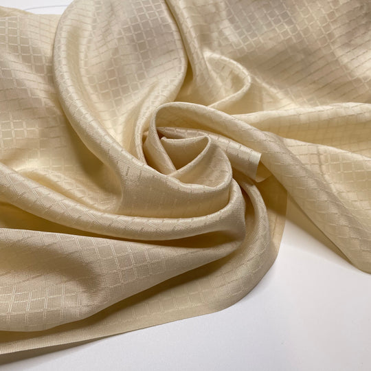 UB - Praline Decadence - Silk Woven - Cream Windowpane - Bundles