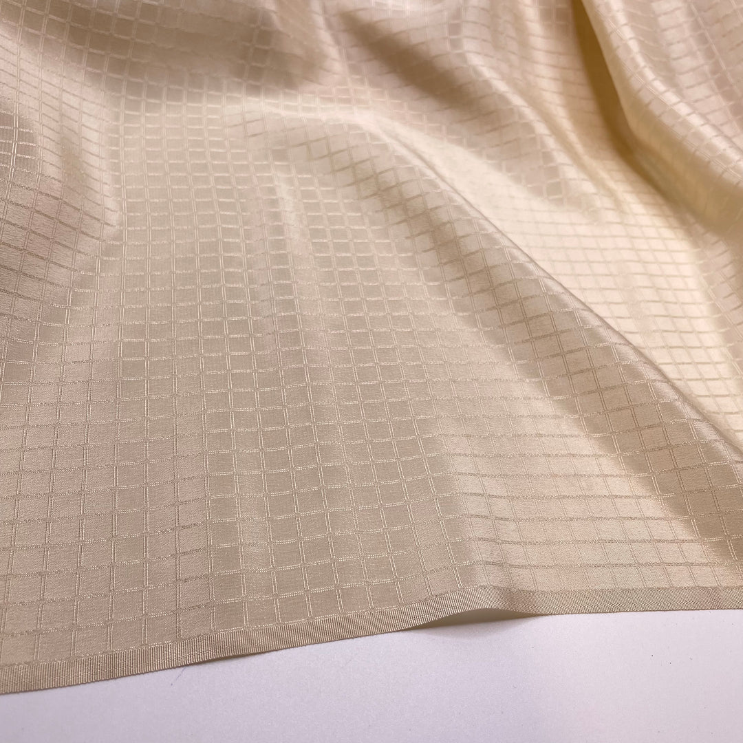 UB - Praline Decadence - Silk Woven - Cream Windowpane - Bundles