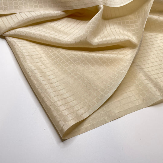 UB - Praline Decadence - Silk Woven - Cream Windowpane - Bundles