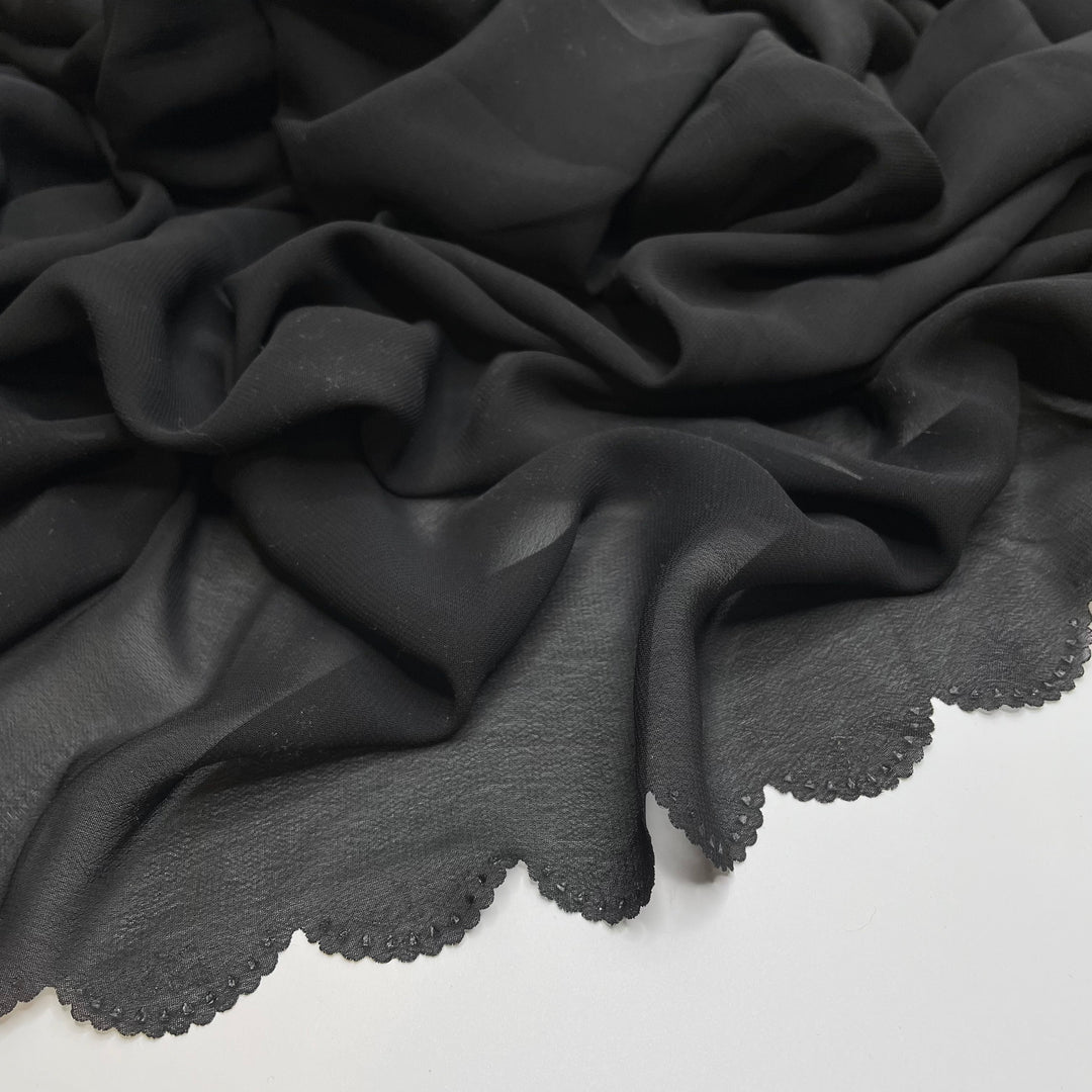 UB - Still Believe In Love - Chiffon Poly Woven - Black - 2.2M Bundle
