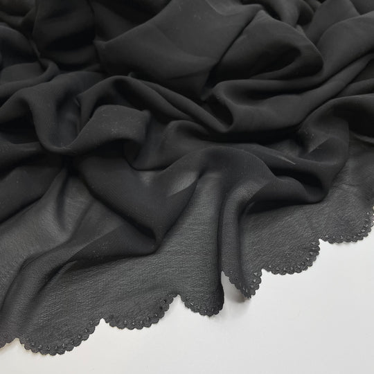 UB - Still Believe In Love - Chiffon Poly Woven - Black - 2.2M Bundle