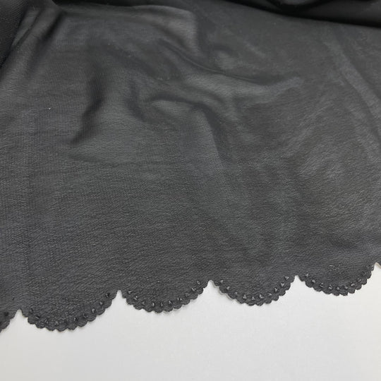 UB - Still Believe In Love - Chiffon Poly Woven - Black - 2.2M Bundle