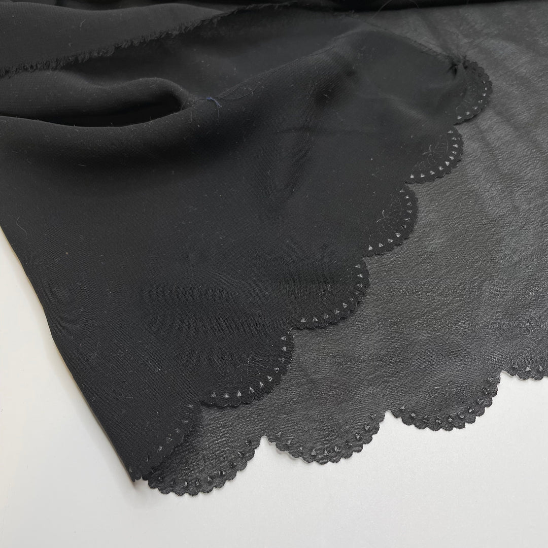 UB - Still Believe In Love - Chiffon Poly Woven - Black - 2.2M Bundle