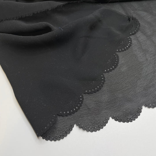 UB - Still Believe In Love - Chiffon Poly Woven - Black - 2.2M Bundle