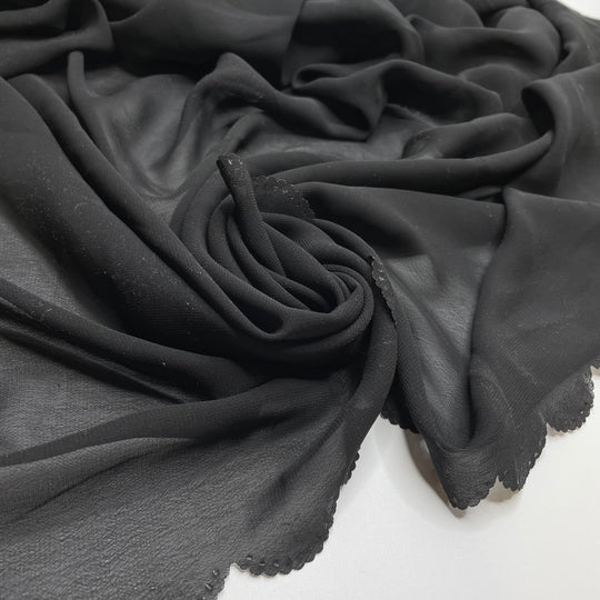 UB - Still Believe In Love - Chiffon Poly Woven - Black - 2.2M Bundle