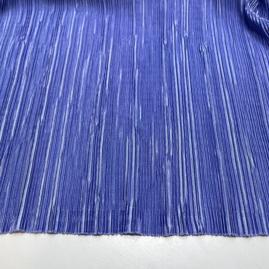 Disco Time - Pleated Poly Woven - Periwinkle - 1.1M Bundle