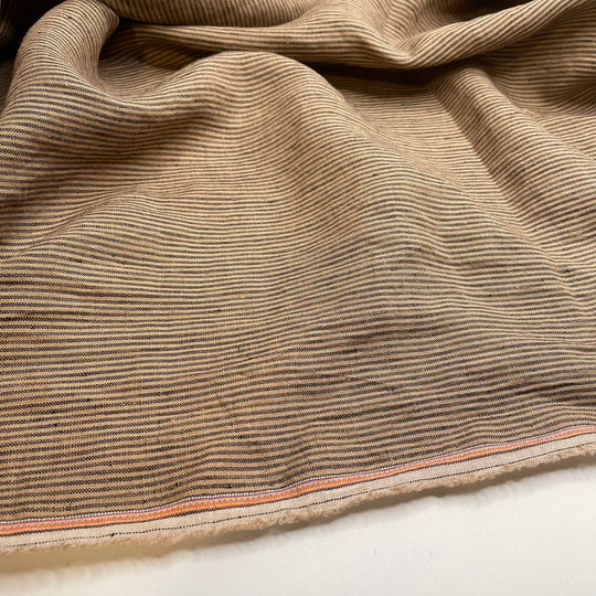 Sowing New Seeds - Linen Woven - Brown/Black Stripes - Bundles