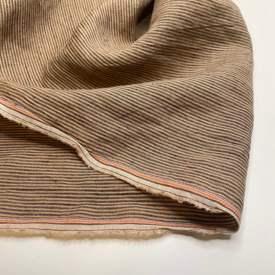 Sowing New Seeds - Linen Woven - Brown/Black Stripes - Bundles