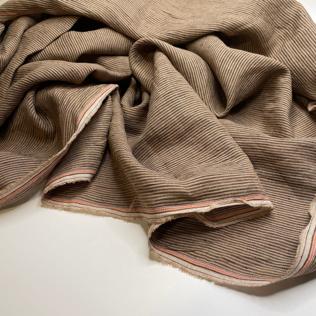 Sowing New Seeds - Linen Woven - Brown/Black Stripes - Bundles