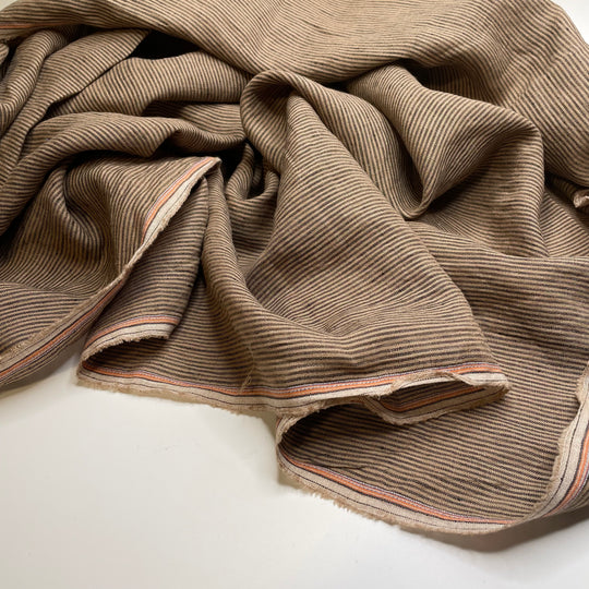 Sowing New Seeds - Linen Woven - Brown/Black Stripes - Bundles