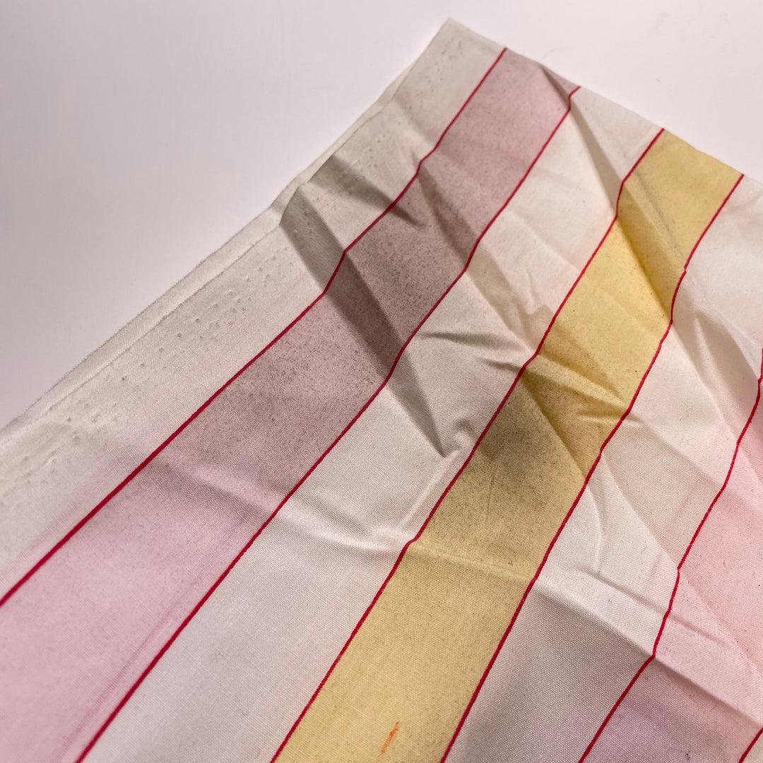 Indescribable Love - Poly/Cotton Woven - White Multi Stripes - 3M Bundle