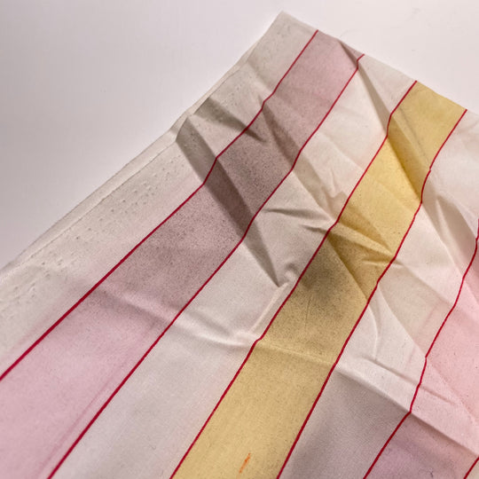 Indescribable Love - Poly/Cotton Woven - White Multi Stripes - 3M Bundle