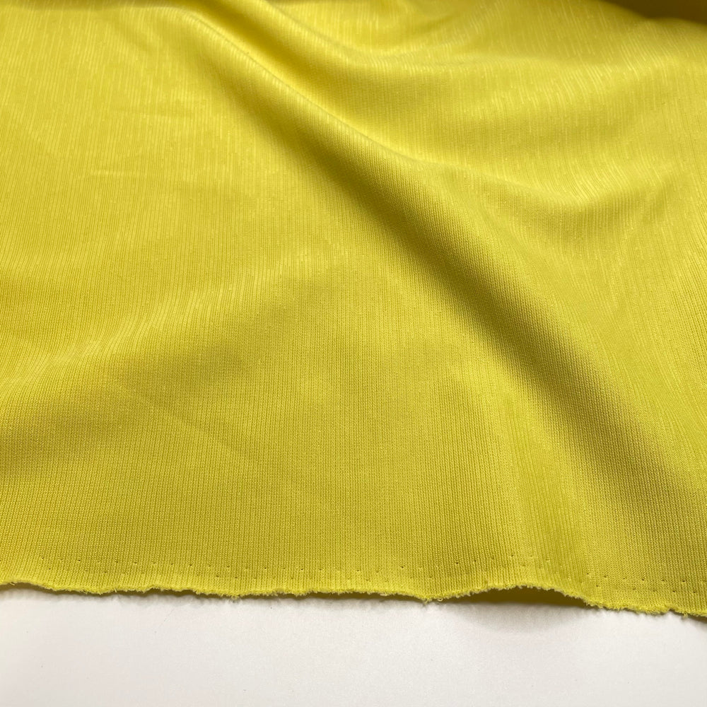 Display Lemons - Double Cloth Knit Polyester Blend  - Yellow - 3.8M Bundle