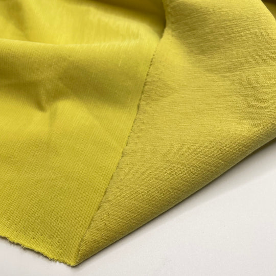 Display Lemons - Double Cloth Knit Polyester Blend  - Yellow - 3.8M Bundle