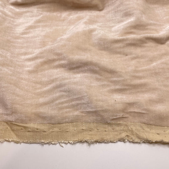 Sun Glare - Velvet Polyester Blend Woven - Cream - 1.15M Bundle