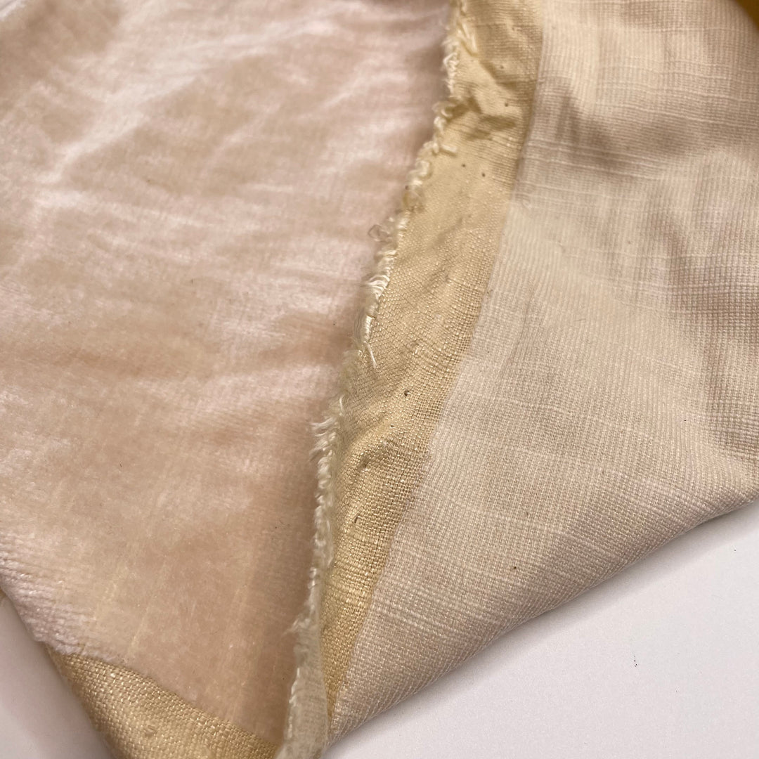 Sun Glare - Velvet Polyester Blend Woven - Cream - 1.15M Bundle