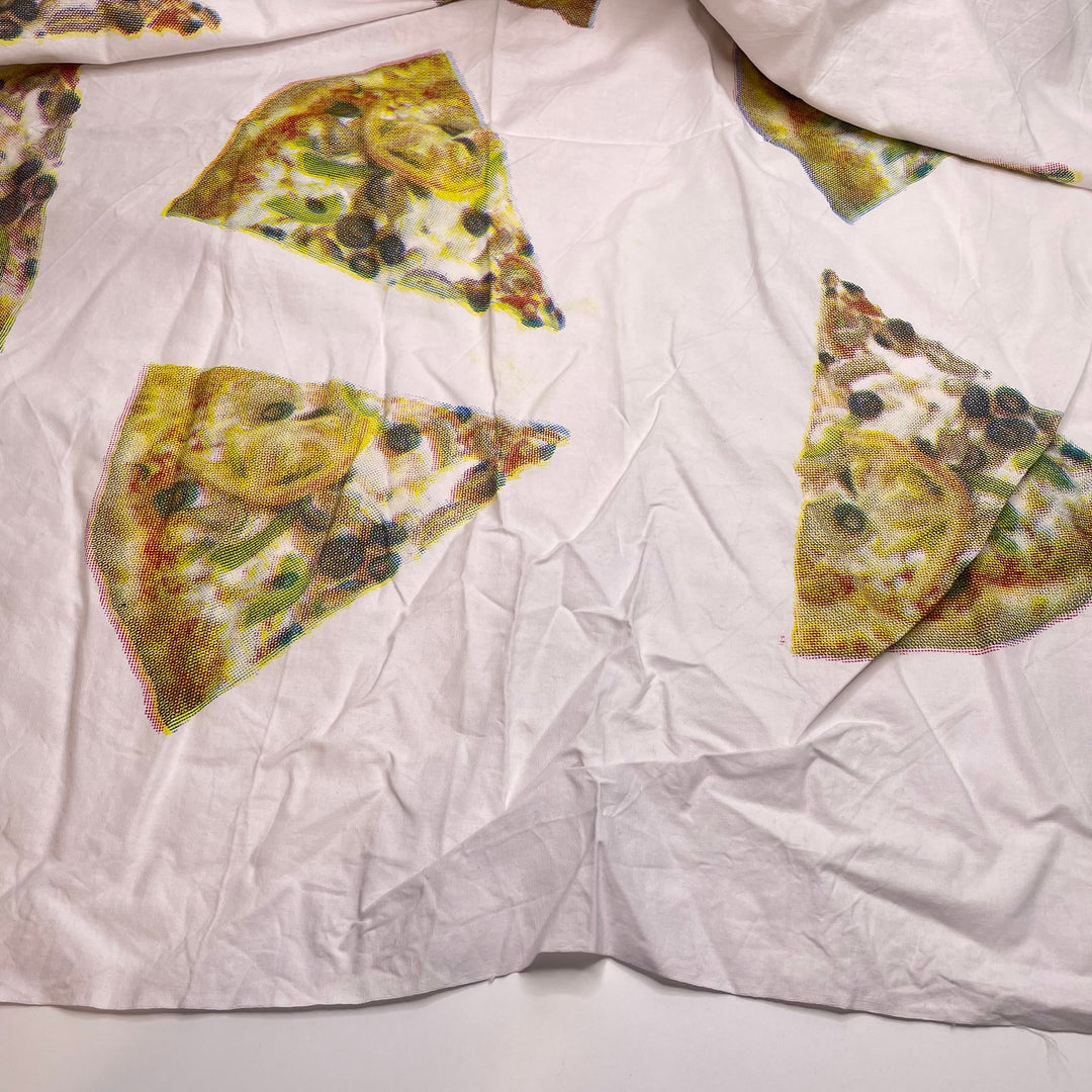 Pizza After Practice - Cotton Woven - White Multi Pizza - 0.85M Bundle