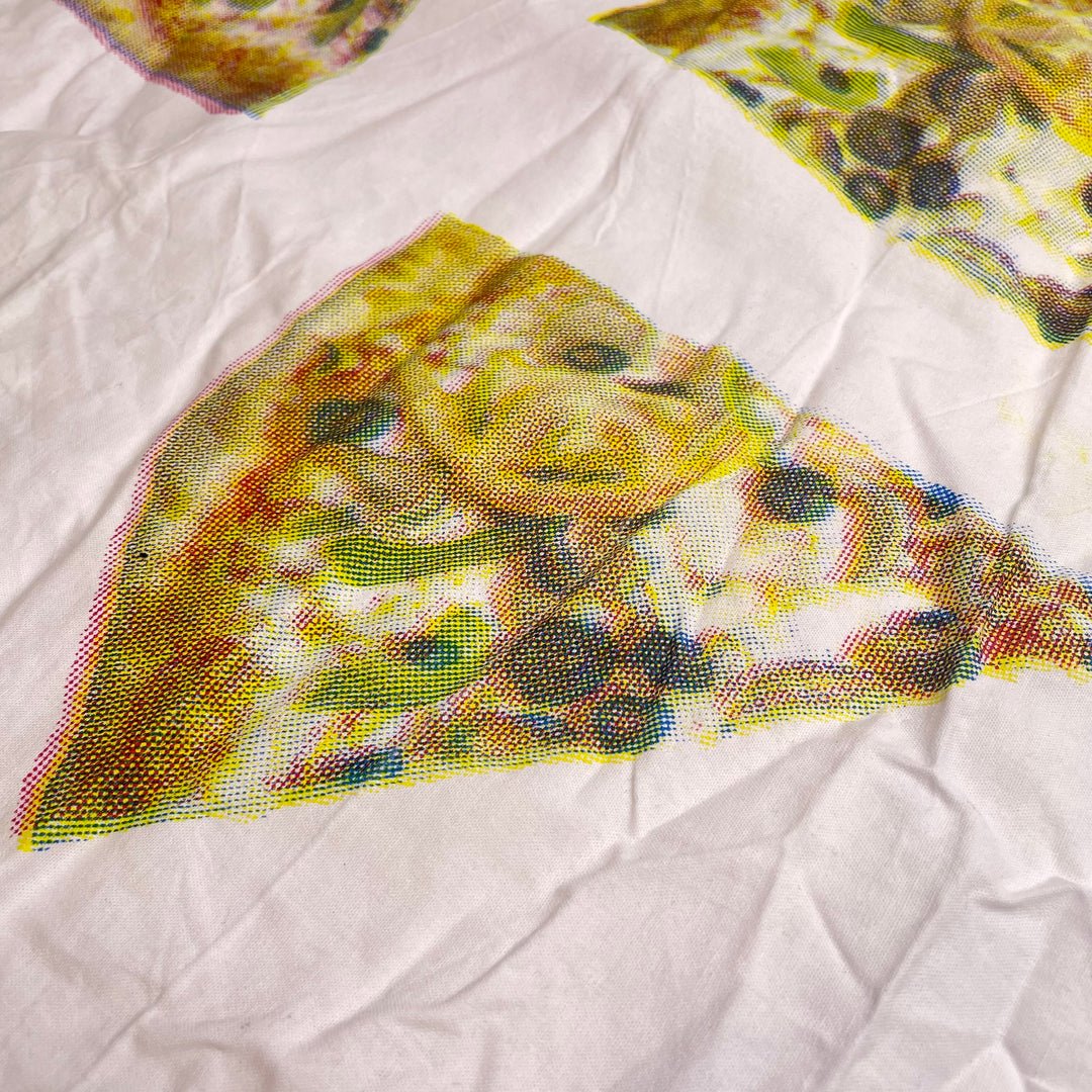Pizza After Practice - Cotton Woven - White Multi Pizza - 0.85M Bundle