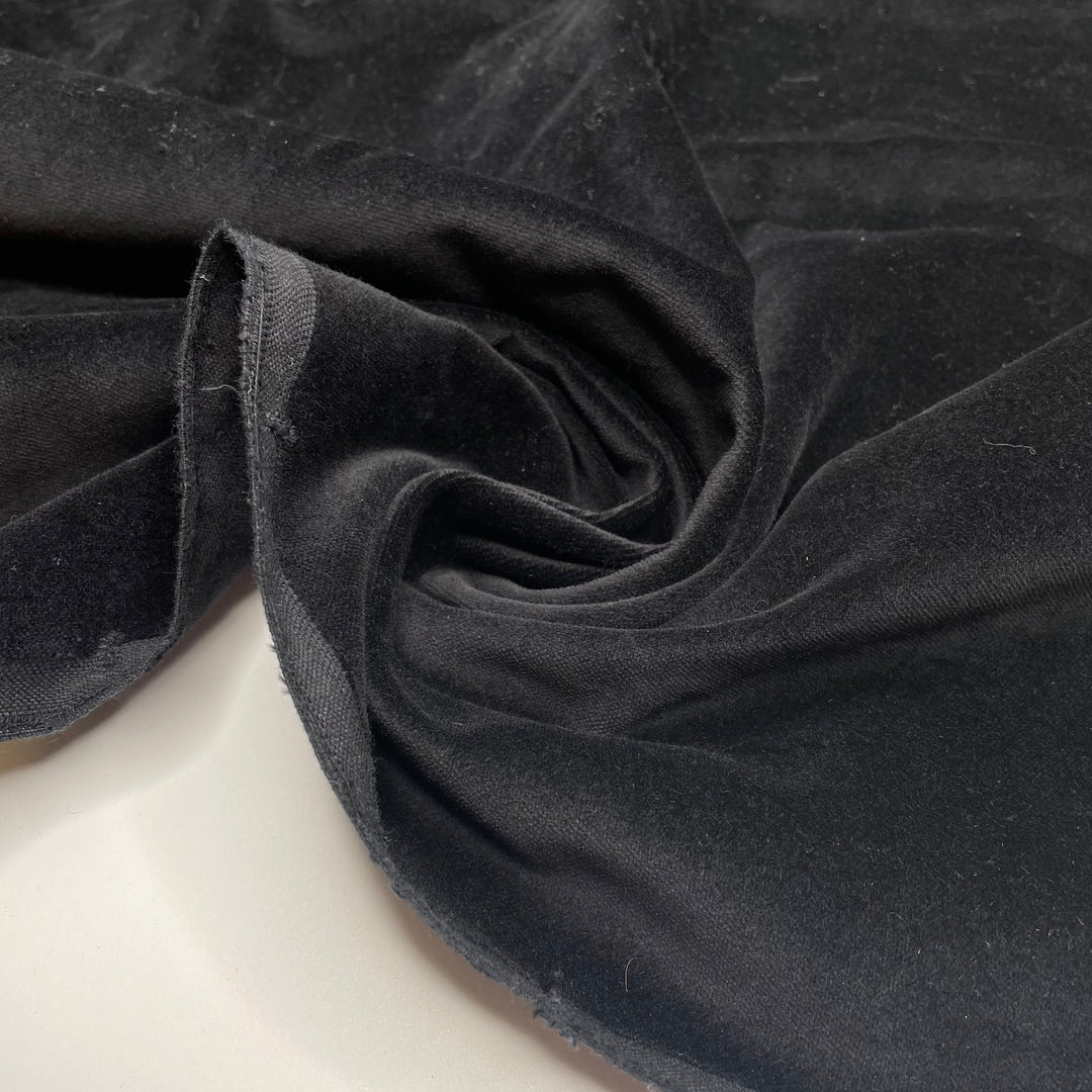 Competitive - Velvet Cotton Woven - Black - Bundles